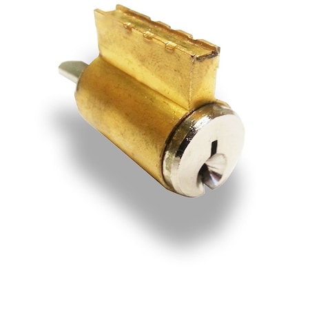 Yale Real Living Lever Cylinder Keyed Different with Schlage C Keyway US26 (625) Bright Chrome Finish AYRLSCKD625